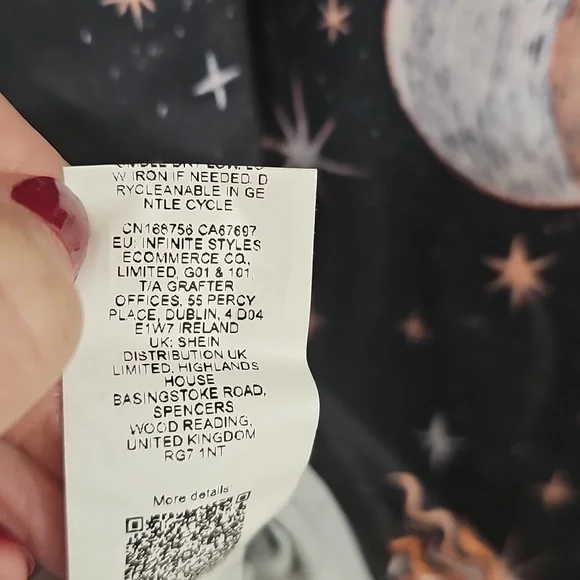 Sun and Moon Print Tee - Black Celestial - Picture 9 of 11